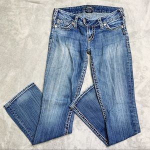 SOLD Silver Tuesday 16 1/2 Boot Jeans W27/L31